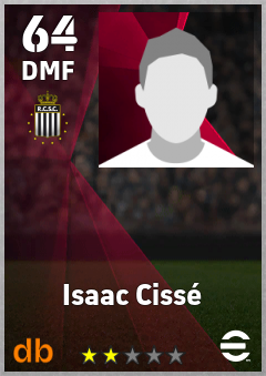 Isaac Cissé — DMF, OVR 64, MAX 64