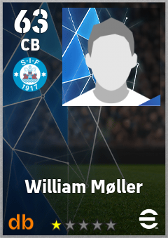 William Møller — CB, OVR 63, MAX 63