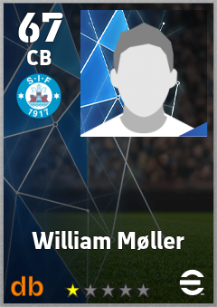 William Møller — CB, OVR 67, MAX 67