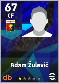 Adam Žulevič — CF, OVR 67, MAX 67