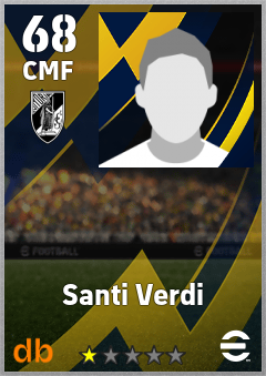 Santi Verdi — CMF, OVR 68, MAX 68