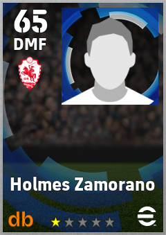 Holmes Zamorano — DMF, OVR 65, MAX 65