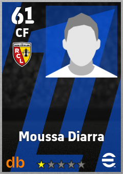Moussa Diarra — CF, OVR 61, MAX 61