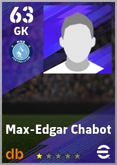 Max-Edgar Chabot — GK, OVR 63, MAX 63