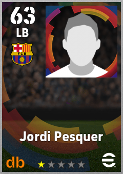 Jordi Pesquer eFootball player card
