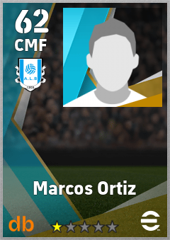 Marcos Ortiz — CMF, OVR 62, MAX 62