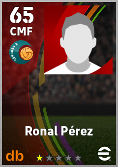 Ronal Pérez eFootball player card