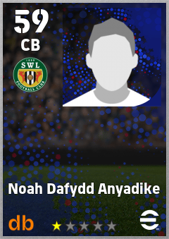 Noah Dafydd Anyadike — CB, OVR 59, MAX 59
