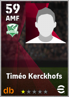 Timéo Kerckhofs — AMF, OVR 59, MAX 59