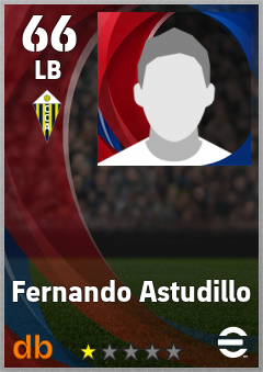 Fernando Astudillo eFootball player card