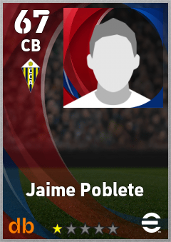 Jaime Poblete — CB, OVR 67, MAX 67