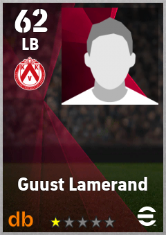 Guust Lamerand — LB, OVR 62, MAX 62