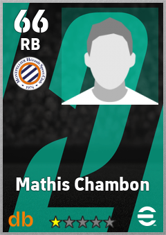 Mathis Chambon eFootball player card