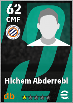 Hichem Abderrebi — CMF, OVR 62, MAX 62