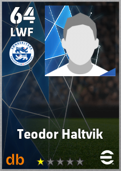 Teodor Haltvik — LWF, OVR 64, MAX 64