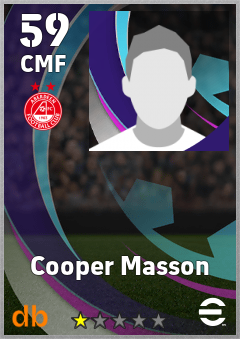 Cooper Masson — CMF, OVR 59, MAX 59