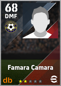 Famara Camara — DMF, OVR 68, MAX 68