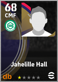 Jahelille Hall — CMF, OVR 68, MAX 68