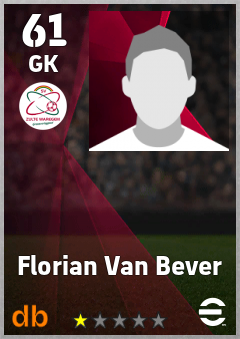 Florian Van Bever eFootball player card