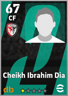 Cheikh Ibrahim Dia — CF, OVR 67, MAX 67