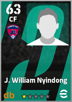 J. William Nyindong — CF, OVR 63, MAX 63