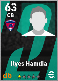Ilyes Hamdia — CB, OVR 63, MAX 63