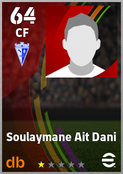 Soulaymane Ait Dani — CF, OVR 64, MAX 64