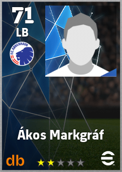 Ákos Markgráf eFootball player card