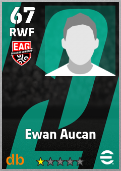 Ewan Aucan — RWF, OVR 67, MAX 67
