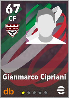 Gianmarco Cipriani — CF, OVR 67, MAX 67