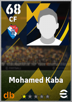 Mohamed Kaba — CF, OVR 68, MAX 68