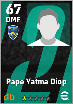Pape Yatma Diop — DMF, OVR 67, MAX 67