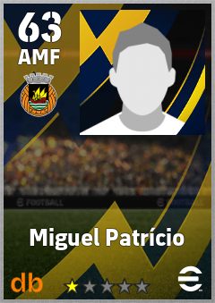 Miguel Patrício — AMF, OVR 63, MAX 63