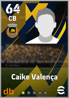 Caike Valença — CB, OVR 64, MAX 64