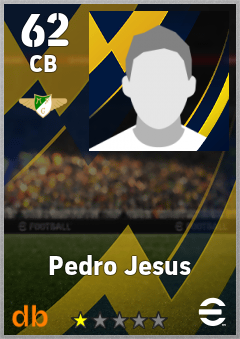 Pedro Jesus — CB, OVR 62, MAX 62