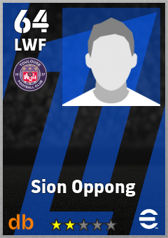 Sion Oppong — LWF, OVR 64, MAX 64