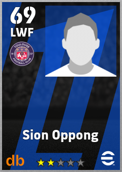 Sion Oppong — LWF, OVR 69, MAX 69