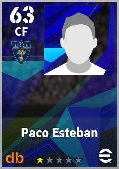 Paco Esteban eFootball player card