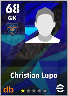 Christian Lupo — GK, OVR 68, MAX 68