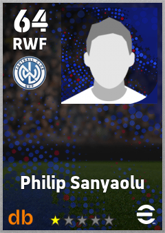 Philip Sanyaolu — RWF, OVR 64, MAX 64