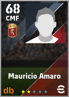 Mauricio Amaro — CMF, OVR 68, MAX 68