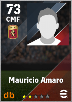 Mauricio Amaro — CMF, OVR 73, MAX 73
