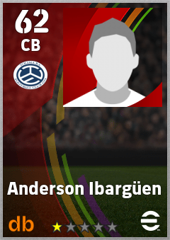 Anderson Ibargüen — CB, OVR 62, MAX 62