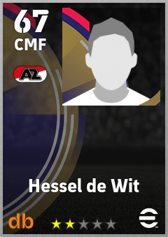 Hessel de Wit eFootball player card