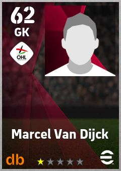 Marcel Van Dijck eFootball player card