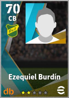 Ezequiel Burdín — CB, OVR 70, MAX 70