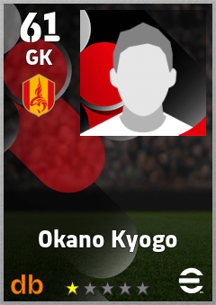 Okano Kyogo — GK, OVR 61, MAX 61