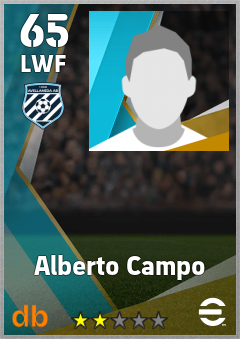 Alberto Campo — LWF, OVR 65, MAX 65