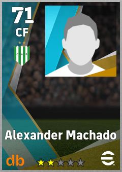 Alexander Machado — CF, OVR 71, MAX 71