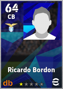 Ricardo Bordon — CB, OVR 64, MAX 64